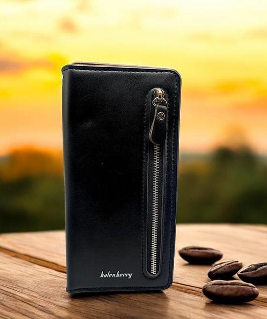 Unisex Leather Long Wallet - 1 Pc Multicolor Stylish Accessory