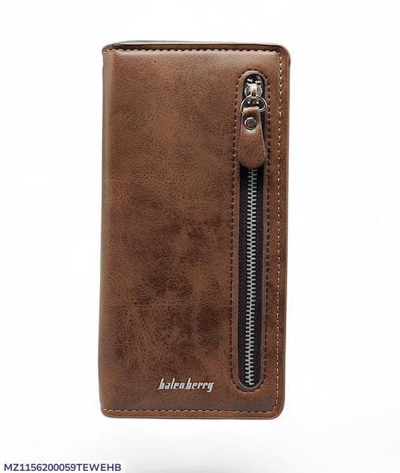 Unisex Leather Long Wallet - 1 Pc Multicolor Stylish Accessory