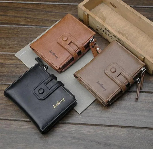 en's Multicolor Leather Wallet – 1 Pc