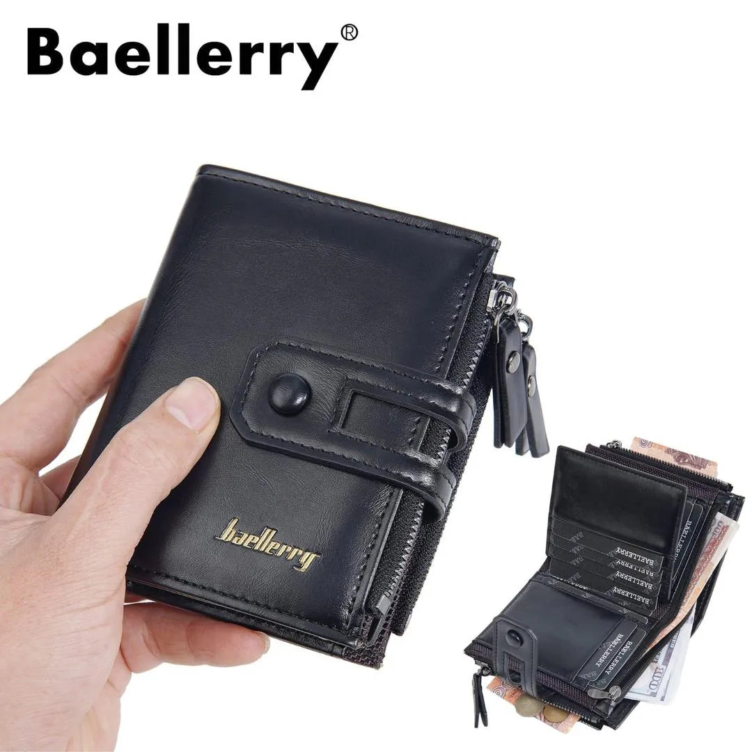 en's Multicolor Leather Wallet – 1 Pc