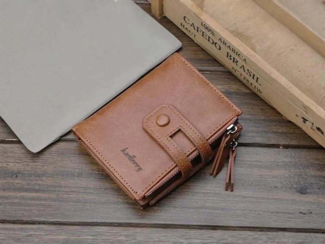 en's Multicolor Leather Wallet – 1 Pc