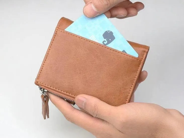 en's Multicolor Leather Wallet – 1 Pc