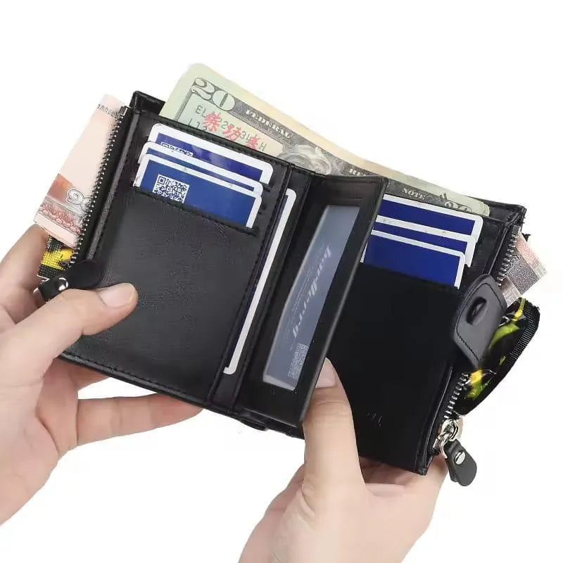 en's Multicolor Leather Wallet – 1 Pc
