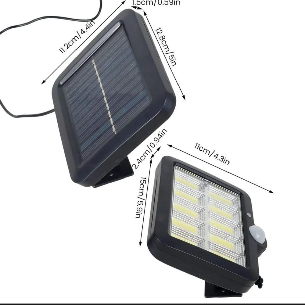 Split Solar Powered Outdoor Wall Light
