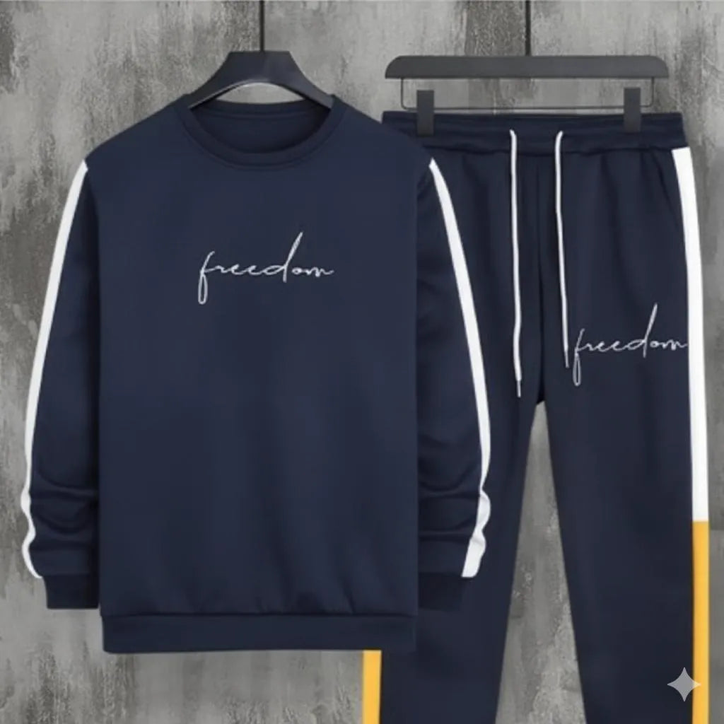 2 Pcs Men's Dri Fit Printed Track Suit