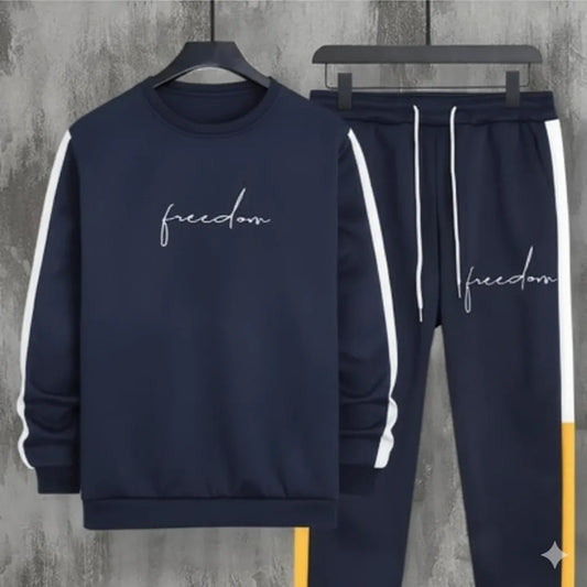 2 Pcs Men's Dri Fit Printed Track Suit