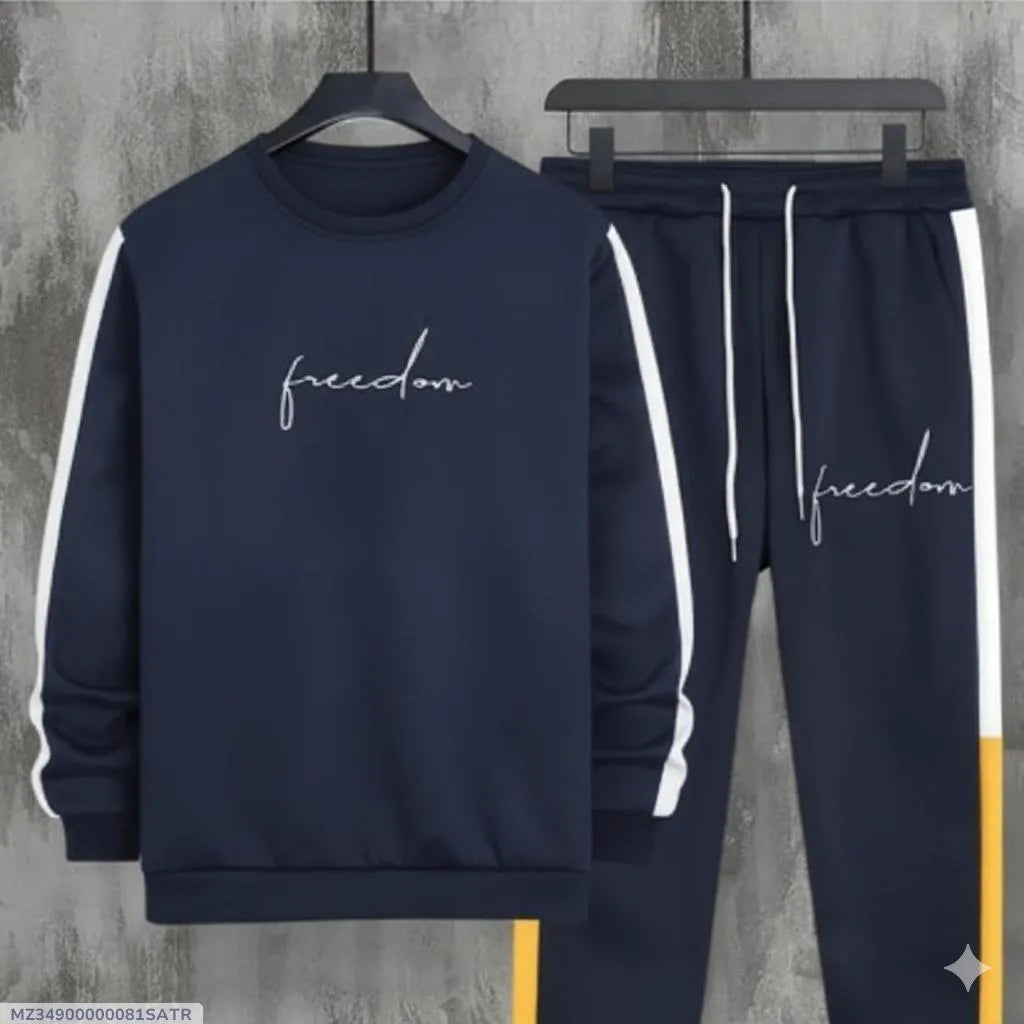 2 Pcs Men's Dri Fit Printed Track Suit