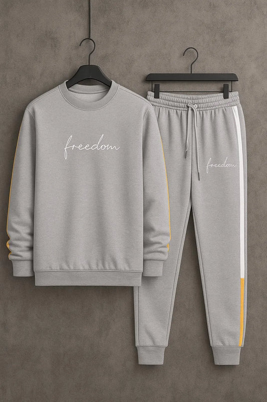 2 Pcs Men's Dri Fit Printed Track Suit