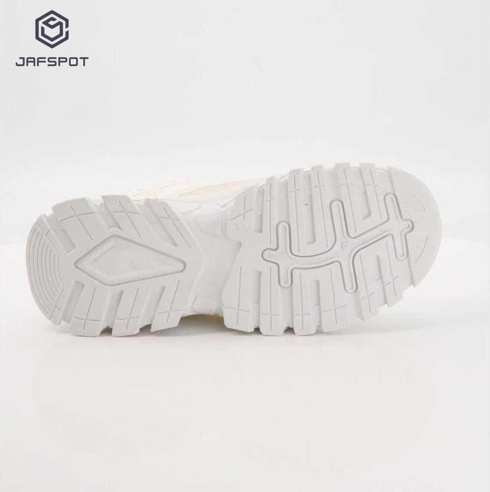Men's Mesh And Pu Leather Sneakers, White
