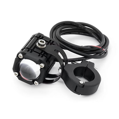 Motorcycle LED Auxiliary Headlight – High/Low Beam, Super Bright Fog & Driving Light
