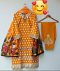 3 Pcs Women's Stitched Lawn Printed Suit