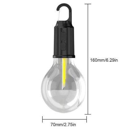 Brighten Your Space: 1 Pcs Rechargeable LED Bulb Light in Yellow