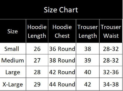 2 Pcs Women's Stitched Fleece Printed Hoodie Tracksuit