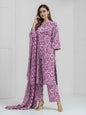3 Pcs Women's Unstitched Printed Suit