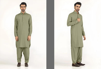 Men’s Unstitched Soft Cotton Plain Suit