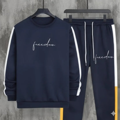 2 Pcs Men's Dri Fit Printed Track Suit
