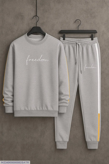 2 Pcs Men's Dri Fit Printed Track Suit