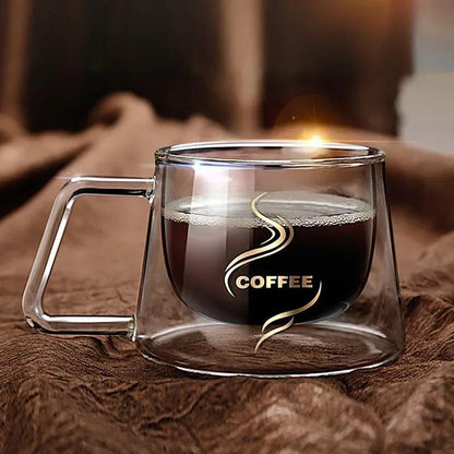 Elegant 200ml Glass Cup - Perfect for Your Daily Sips